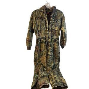 Game Winner Academy Sports camouflage camp hunting suit zipper Youth medium m rn